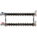 Коллектор с запорными клапанами в сборе Rommer 1"x3/4" 12 контуров Коллектор с запорными клапанами в сборе Rommer 1"x3/4" 12 контуров