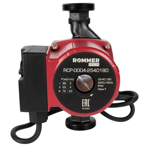 Циркуляционный насос Rommer Profi 25/40-180 Циркуляционный насос Rommer Profi 25/40-180