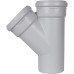 Тройник канализационный Stout ДУ 110х110 мм 45° Тройник канализационный Stout ДУ 110х110 мм 45°