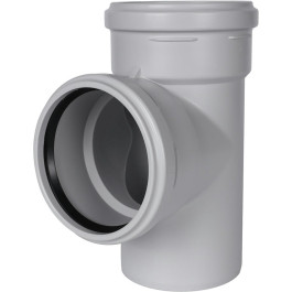 Тройник канализационный Stout ДУ 110х110 мм 87°