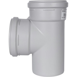 Тройник канализационный Stout ДУ 110х110 мм 87°