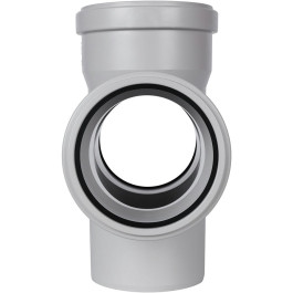 Крестовина канализационная одноплоскостная Stout ДУ 110 мм 87°