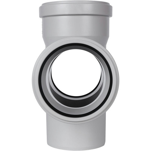 Крестовина канализационная одноплоскостная Stout ДУ 110 мм 87° Крестовина канализационная одноплоскостная Stout ДУ 110 мм 87°