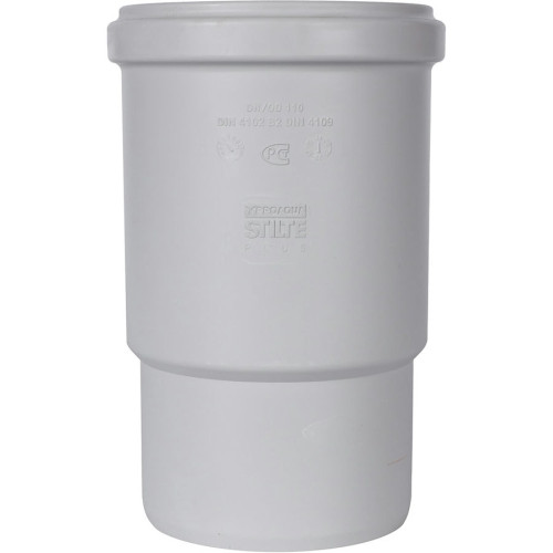 Патрубок канализационный Stout ДУ 110 мм компенсационный