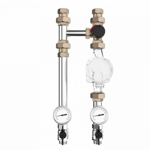 Насосная группа GIDRUSS NGSS-25C нержавеющая 1 поворотный смеситель Wester KVs 6,3 краны GIDRUSS с термометрами Насосная группа GIDRUSS NGSS-25C нержавеющая 1 поворотный смеситель Wester KVs 6,3 краны GIDRUSS с термометрами