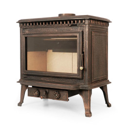 Печь-камин чугунная LK Richard 12 кВт с зольником