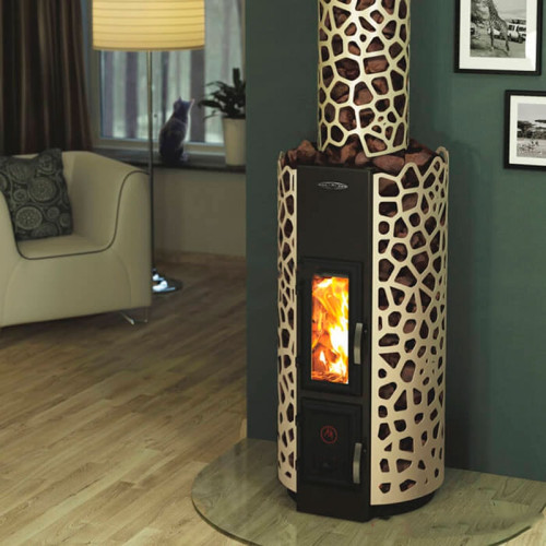 Отопительная печь ТМФ Сафари с дымоходом Отопительная печь ТМФ Сафари с дымоходом