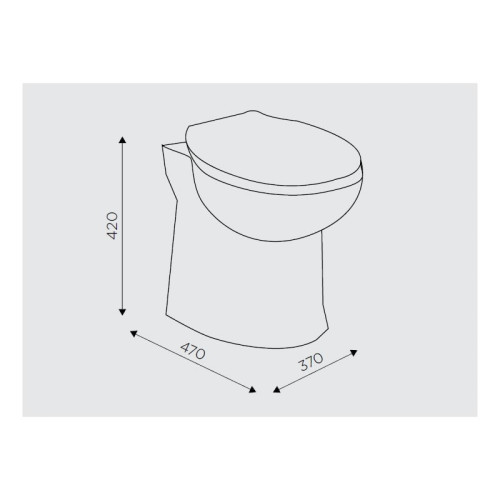 Унитаз с насосом SFA Sanicompact LC