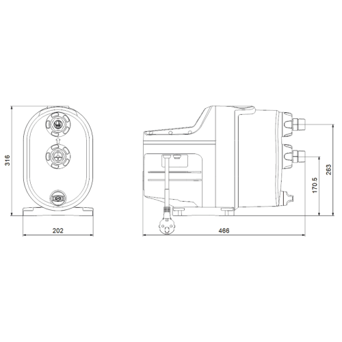 Насосная станция Grundfos SCALA1 5-55 Насосная станция Grundfos SCALA1 5-55
