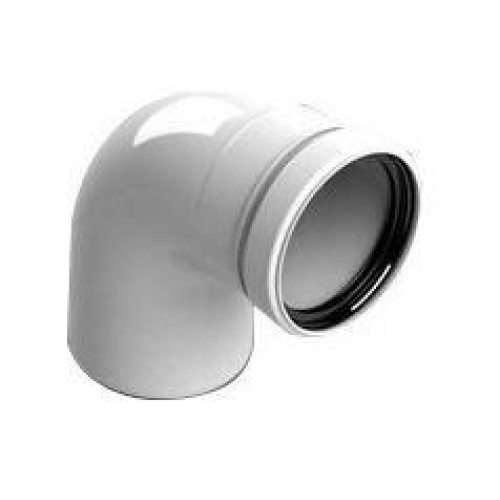 Элемент дымохода конденсационный угол 87 DN80 м/п PP-FE Stout