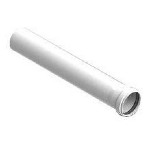 Элемент дымохода конденсационный труба 500 мм DN80 м/п PP-FE Stout Элемент дымохода конденсационный труба 500 мм DN80 м/п PP-FE Stout