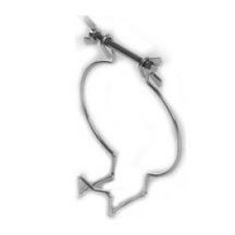 Элемент дымохода конденсационный хомут пружинный DN80 Stout