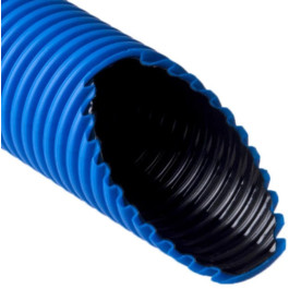 Труба защитная двустенная NASHORN синяя 110 мм, бухта 50 м