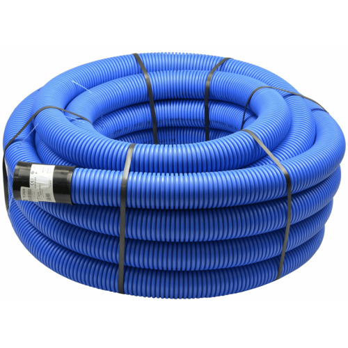 Труба защитная двустенная NASHORN синяя 200 мм, бухта 40 м