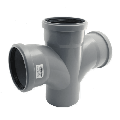 Крестовина 110 87° с плавным радиальным подключением Ostendorf (арт.115930) Крестовина 110 87° с плавным радиальным подключением Ostendorf (арт.115930)