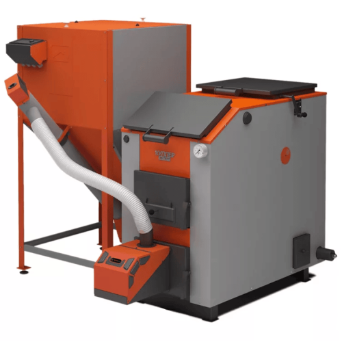 Пеллетный котел Теплодар Куппер Эксперт 15 с горелкой Норма 26 + бункер напольный Пеллетный котел Теплодар Куппер Эксперт 15 с горелкой Норма 26 + бункер напольный