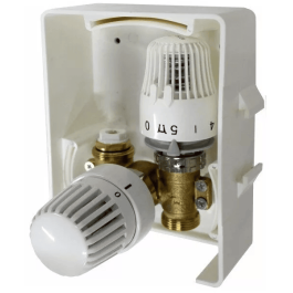 Регулировочный короб TIM TCB-K/RTL 01 с термостатическим клапаном и ограничителем обратного потока