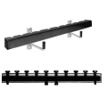 Распределительная гребёнка Oventrop 1 1/2", Regumat 5 контуров выход-1 1/2" (DN 25) сталь с изоляцией