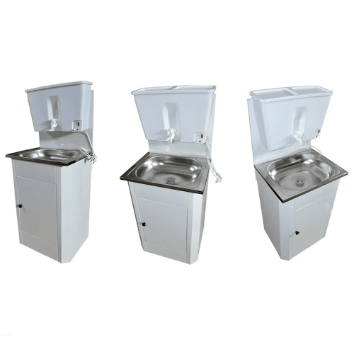 Дачный умывальник с подогревом РЕСУРС ЭВБО-17 и мойкой из нержавеющей стали Дачный умывальник с подогревом РЕСУРС ЭВБО-17 и мойкой из нержавеющей стали