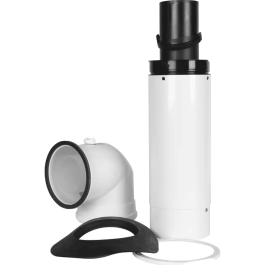 Комплект горизонтального дымохода телескопический 80/125 для конденсационного котла Buderus