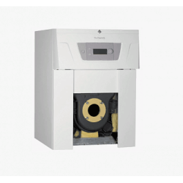 Газовый/жидкотопливный напольный чугунный котёл ESSENCIO CF 22 с панелью управления E-Pilot 22,4 кВт наддувный, без горелки