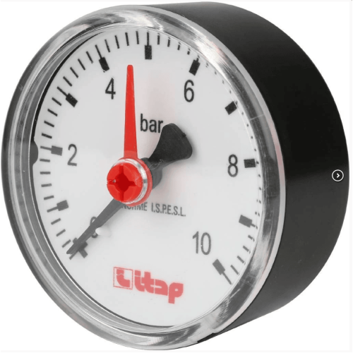 Манометр Itap 483 1/4 осевое  подключение 10 бар