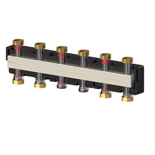 Коллектор распределительный Meibes до 5 насосных групп, нерж сталь (с комплектом кронштейнов) (арт.M66301.931RU)