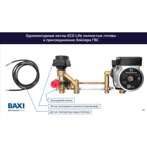 Настенный двухконтурный котел Baxi ECO LIFE 24 F