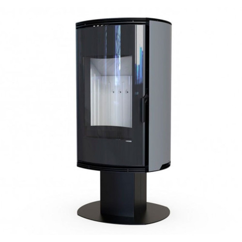 Печь-камин Defro Home Orbis TOP 9 кВт серая сталь Печь-камин Defro Home Orbis TOP 9 кВт серая сталь