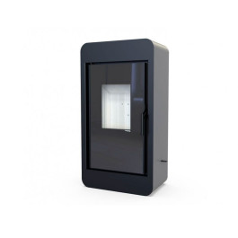 Печь-камин Defro Home Piko 6.6 кВт серая сталь