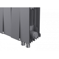 Биметаллический радиатор Royal Thermo PianoForte 200 VDR Silver Satin (20 секций) — фото 2