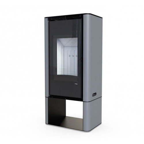 Печь-камин Defro Home Solum Log 9 кВт серая сталь Печь-камин Defro Home Solum Log 9 кВт серая сталь