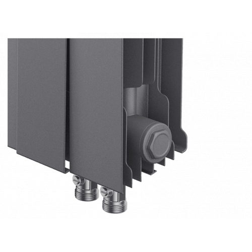 Биметаллический радиатор Royal Thermo PianoForte 500 VDR Silver Satin (6 секций)