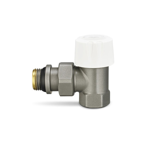 Термостатический клапан радиаторный угловой Varmega 1/2" резьба ВР/НР, цвет серый Термостатический клапан радиаторный угловой Varmega 1/2" резьба ВР/НР, цвет серый