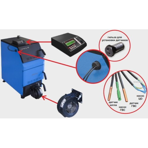 Комплект TurboSet Zota для котлов "Тополь-М" 14;20;30 Master 14,20
