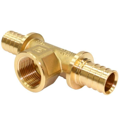 Тройник-переходник с внутренней резьбой 20xR 1/2" Stout