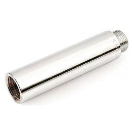 Удлинитель хромированный латунный резьбовой (ВР/НР) - 1/2" длина 10 мм Stout