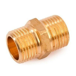 Ниппель резьбовой равнопроходной 1 1/2" Stout