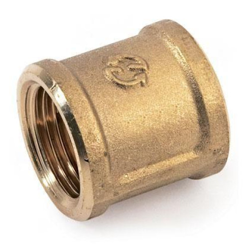 Муфта ВВ латунная резьбовая 2 1/2" Stout