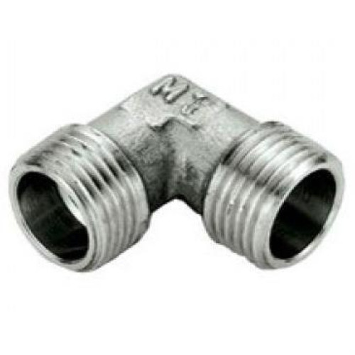 Угольник НН никелированный резьбовой 1/2" Stout