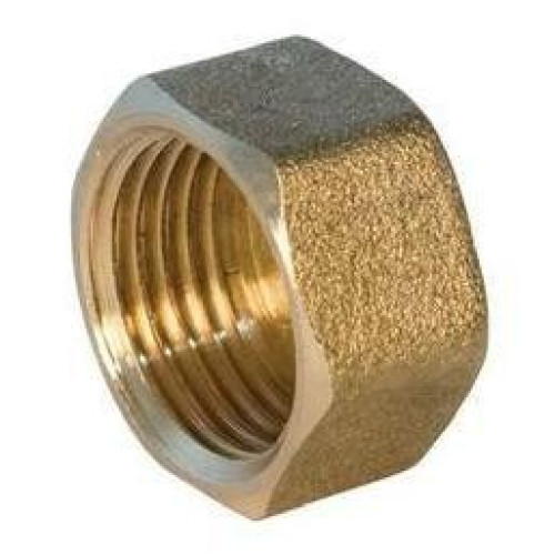 Заглушка ВР латунная резьбовая 1/8" Stout Заглушка ВР латунная резьбовая 1/8" Stout