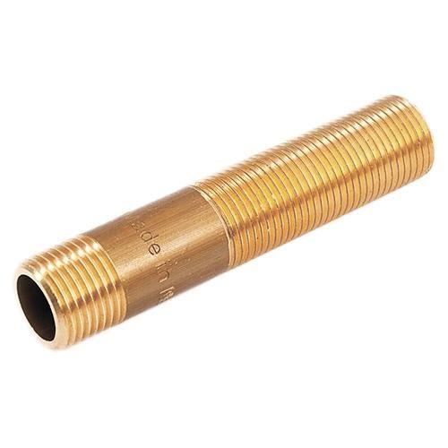 Сгон латунный резьбовой 3/4", длина 150 мм Stout Сгон латунный резьбовой 3/4", длина 150 мм Stout