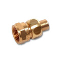 Сгон Sanha 15x1/2" бронзовый под пайку с внутренней резьбой арт.143301512