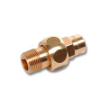 Сгон Sanha 18x1/2" бронзовый под пайку с наружной резьбой арт.143311812