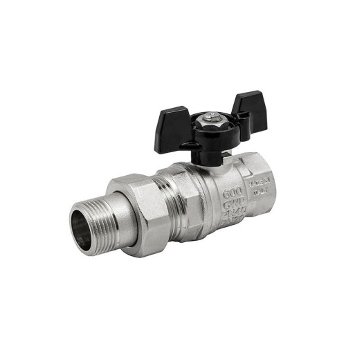 Кран шаровой ELSEN Strong T 1/2" НВ ручка-бабочка с НГ Кран шаровой ELSEN Strong T 1/2" НВ ручка-бабочка с НГ