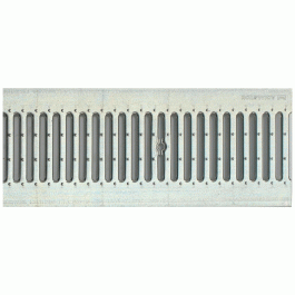 Водоотводная решетка стальная щелевая Aquastok DN 100 Оцинкованная