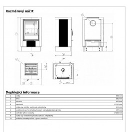 Печь-камин ABX Istrie K капучино
