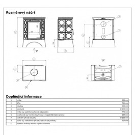 Печь-камин ABX Helvetia KPI белый цоколь зелёный