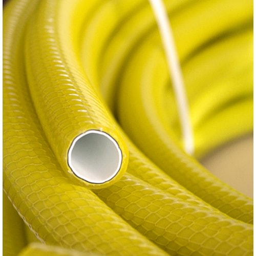 Шланг поливочный многослойный 1/2" ПОТОК 50 м бухта желтый