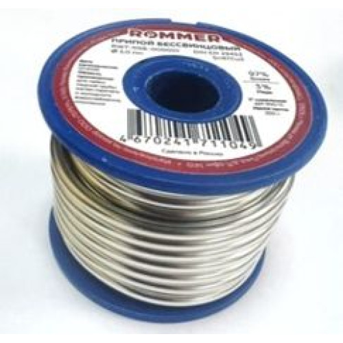 Припой для меди бессвинцовый Sn97Cu3 D 3.0 250гр ROMMER